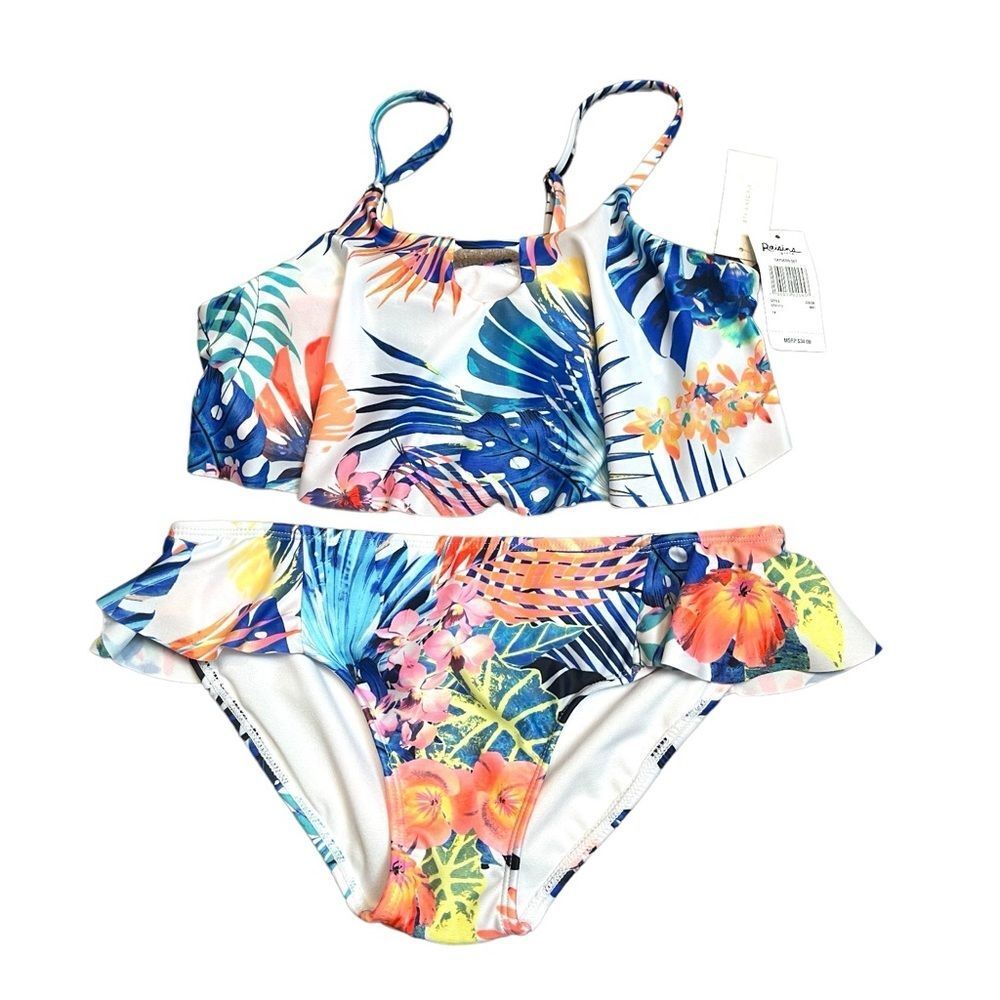 Raisins Girls CAYUCOS SET Flounce Bikini Size 14
